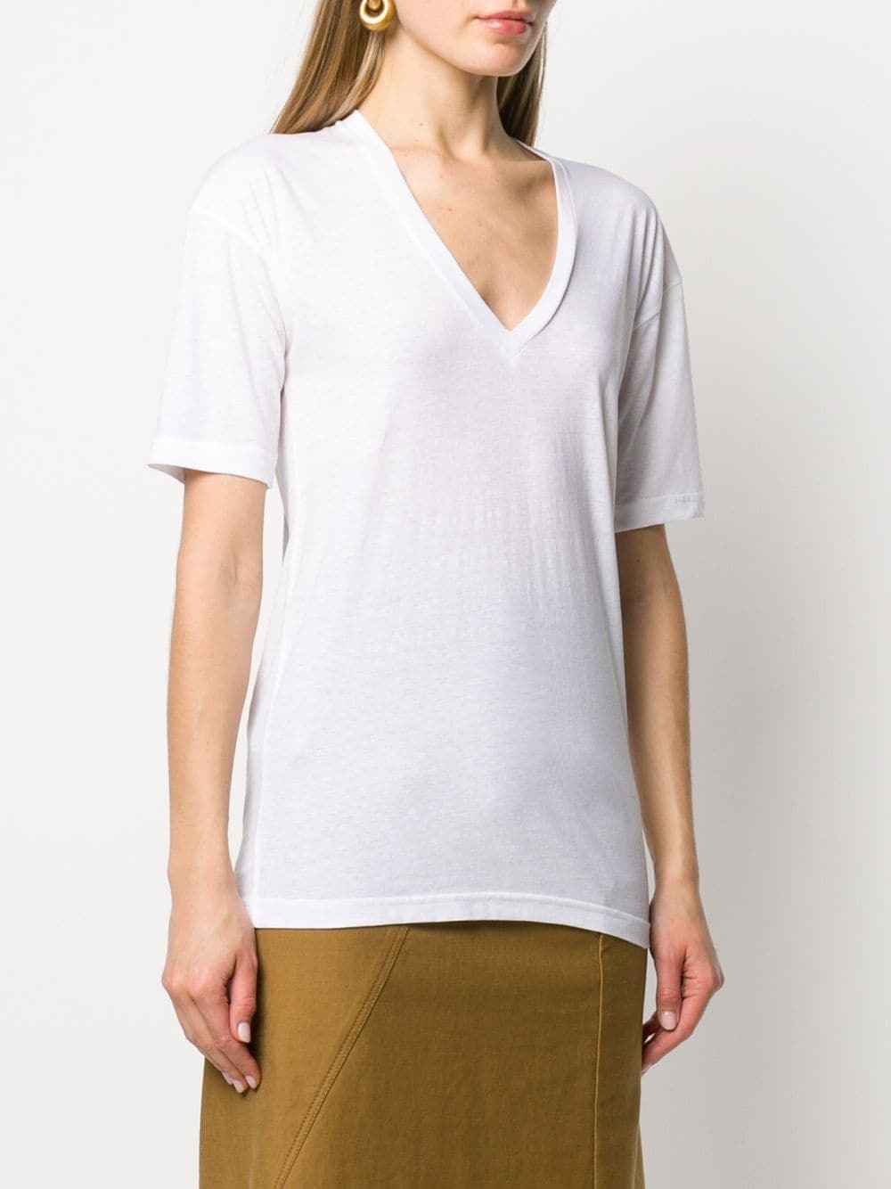 v-neck T-shirt - 3