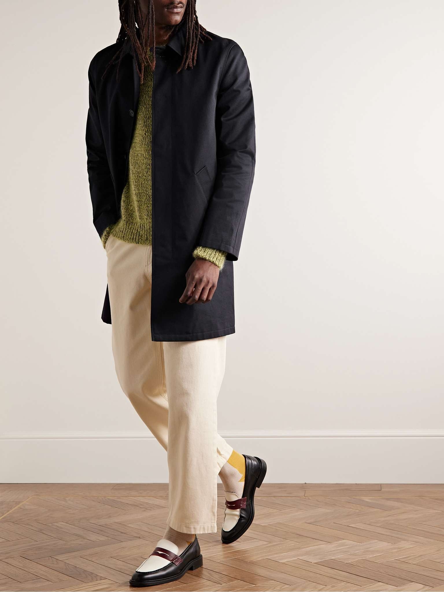 Cotton-Gabardine Trench Coat - 4
