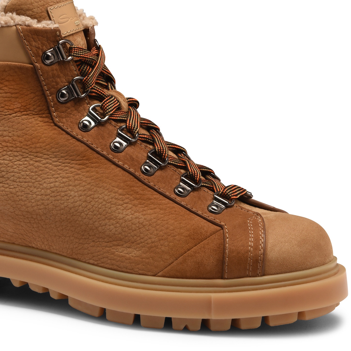 Men’s brown nubuck hiking boot - 6