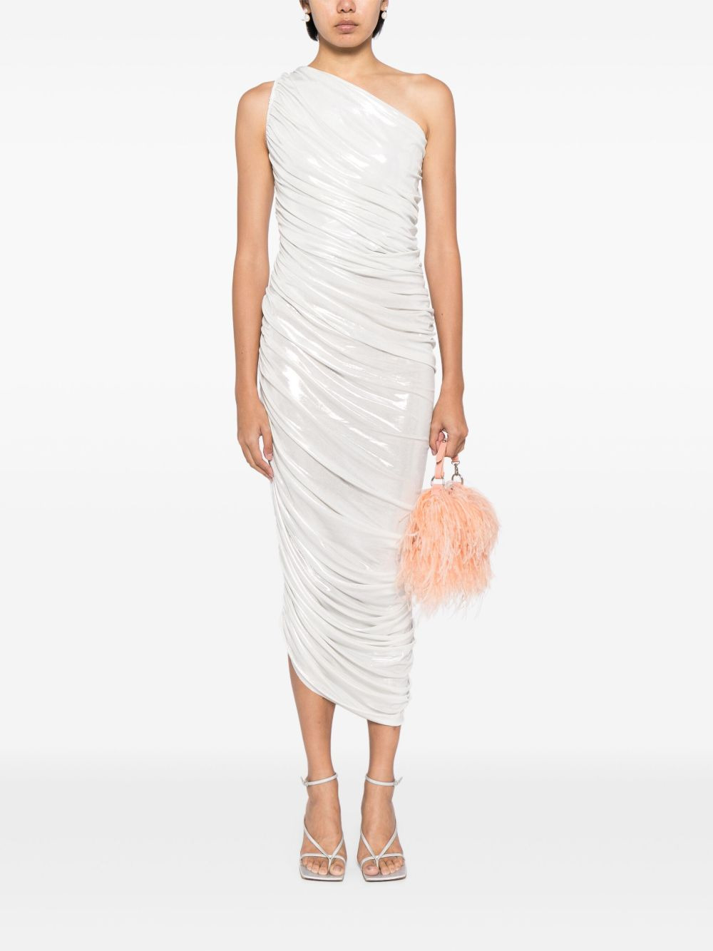 Diana asymmetrical off-shoulder dress - 2