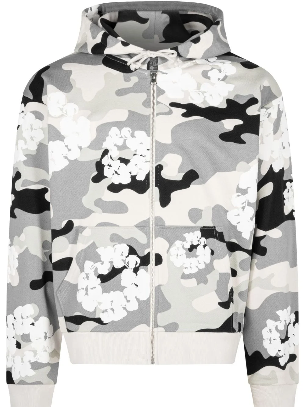 camouflage-print hoodie - 1