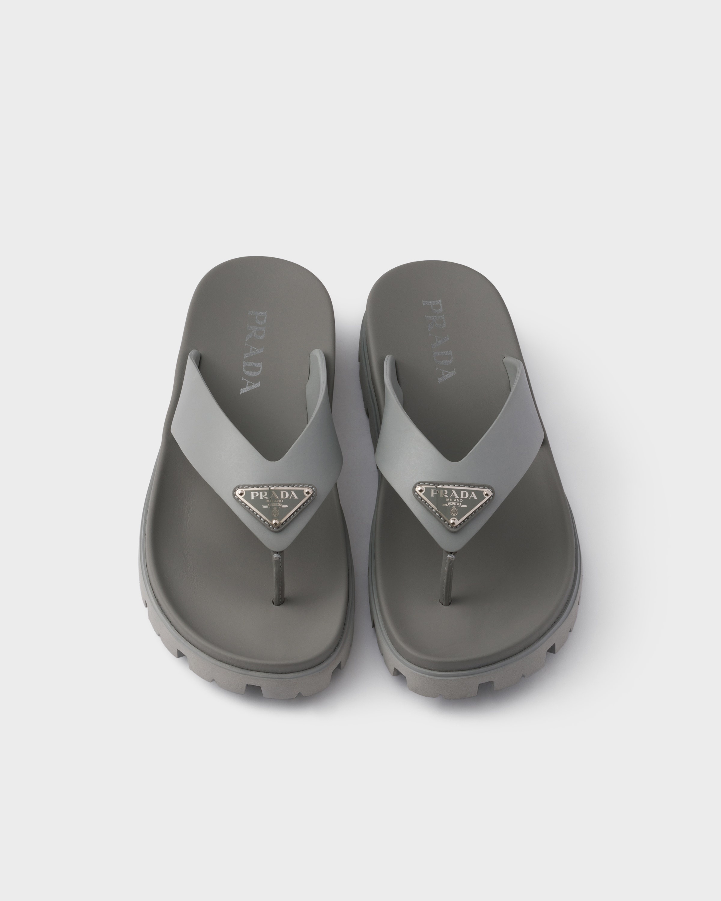 Rubber thong sandals - 3