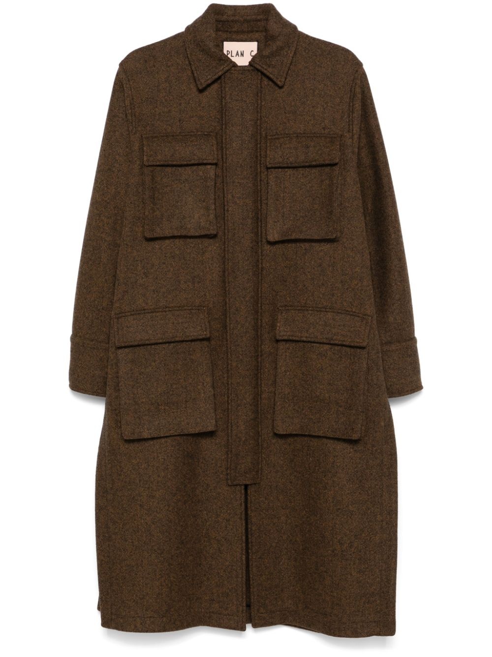 herringbone coat - 1