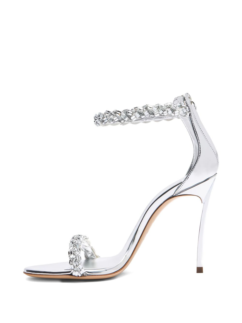 100mm Starsway crystal-embellished stiletto sandals - 3