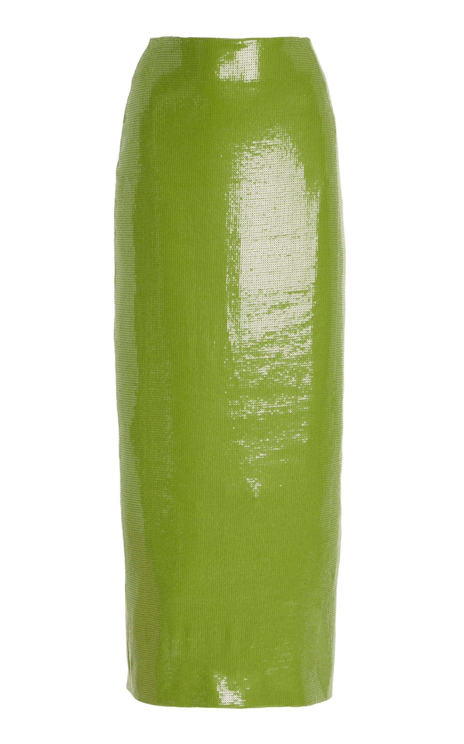 Sequined Jersey Maxi Skirt green - 1