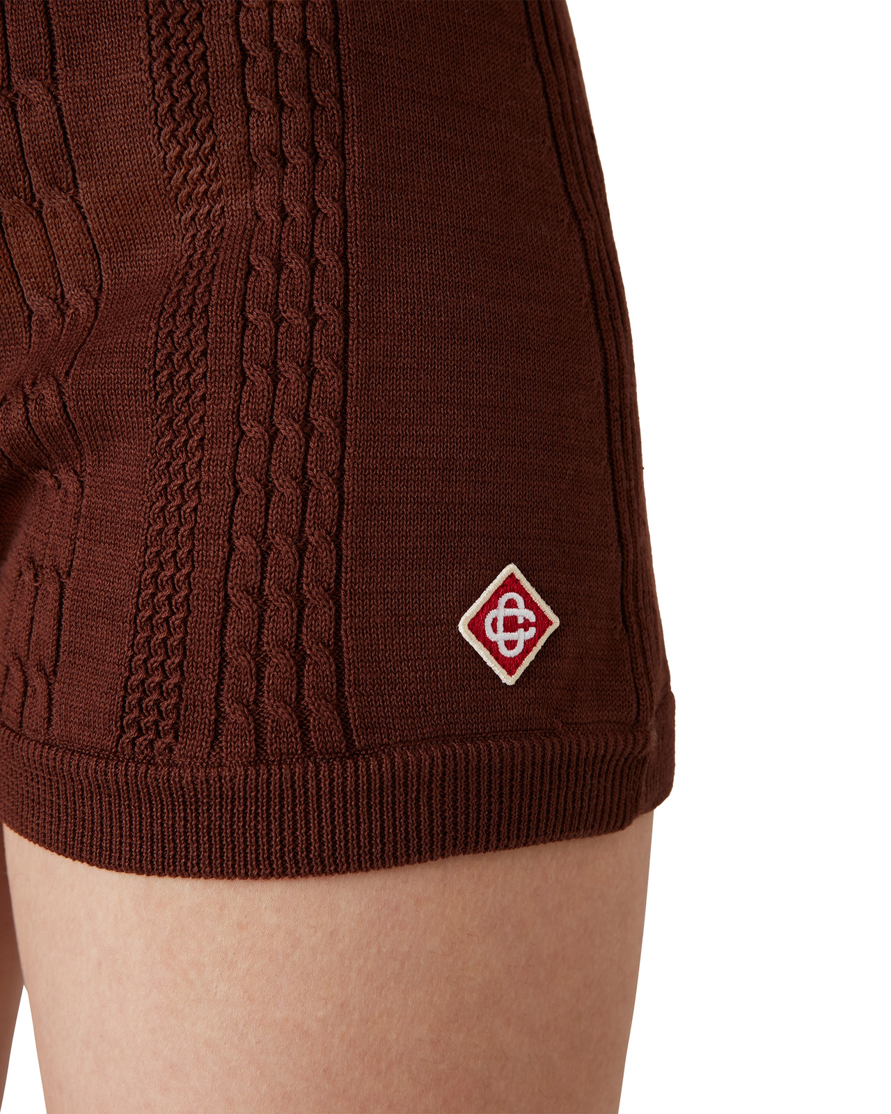 Cable Knit Mini Shorts | Casablanca Paris - 5