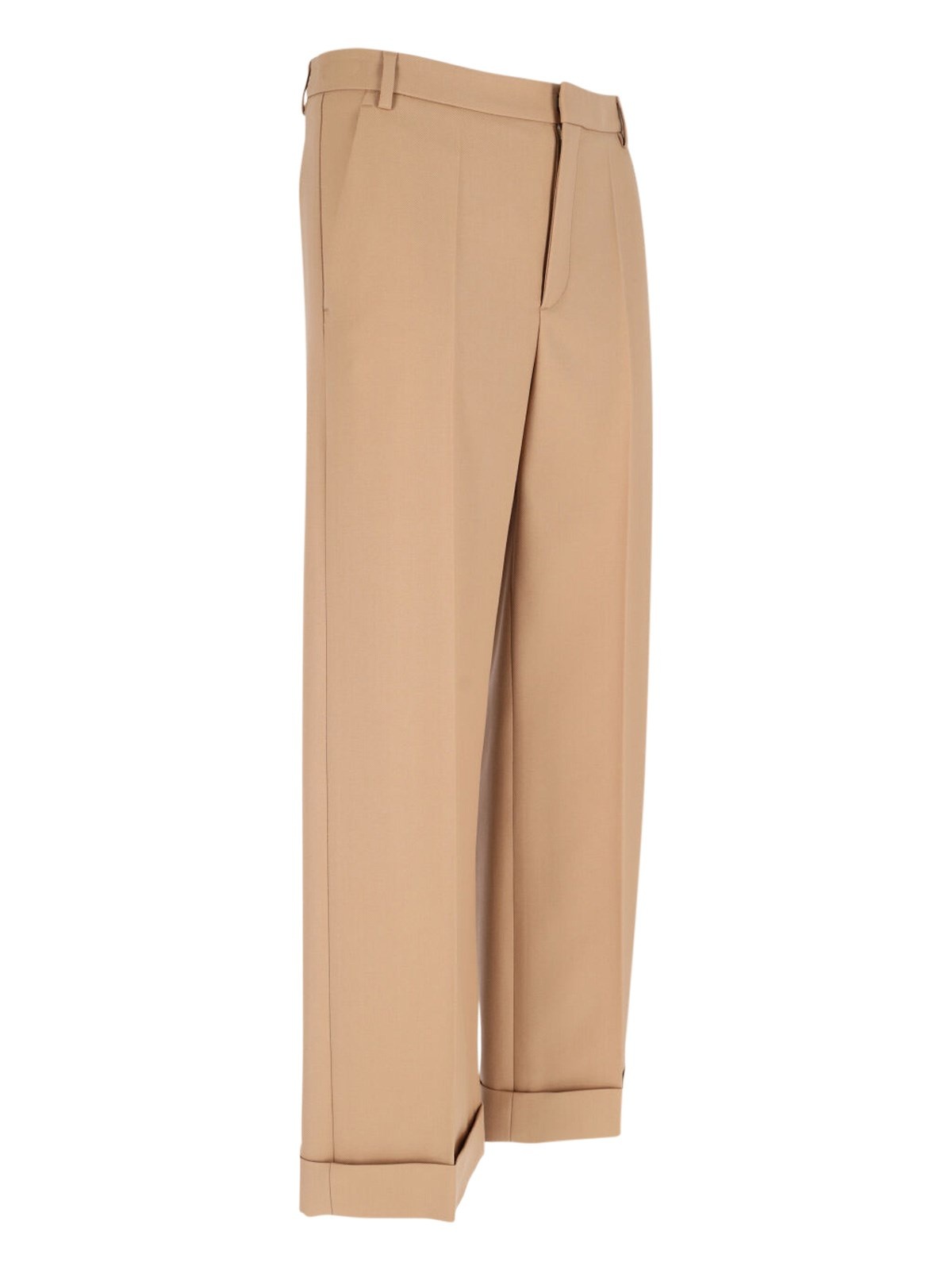 VIRGIN WOOL STRAIGHT PANTS - 3
