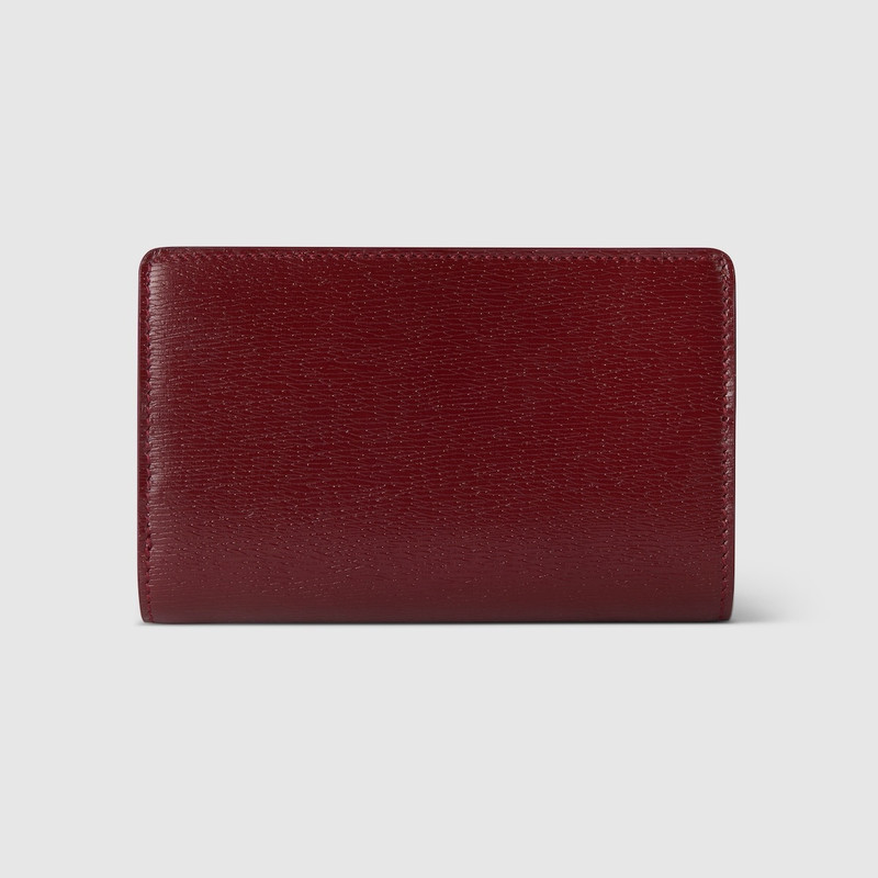 Zip around wallet with Gucci script 4