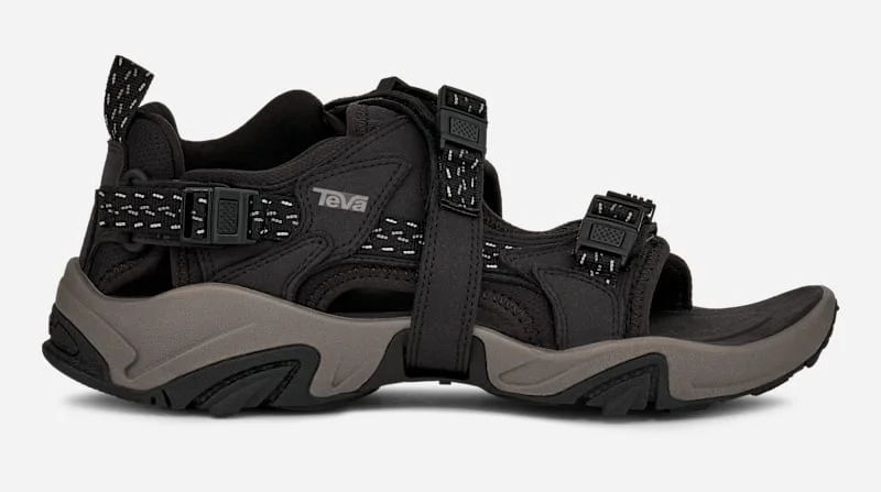 Wraptor Sandal in Black - 1