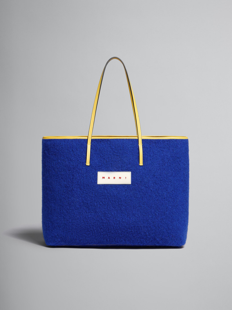 BLUE REVERSIBLE SHOPPING 가방 및 코트 - 1