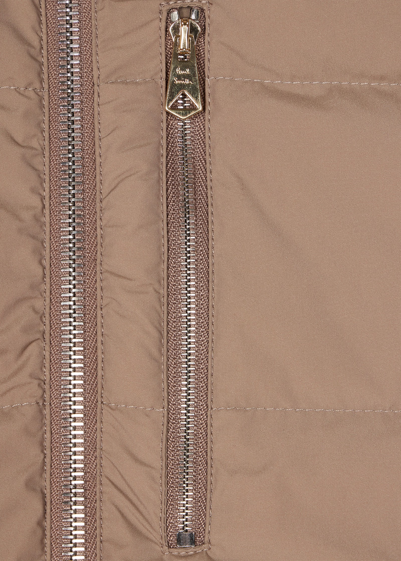 Taupe Hybrid Down Gilet 3