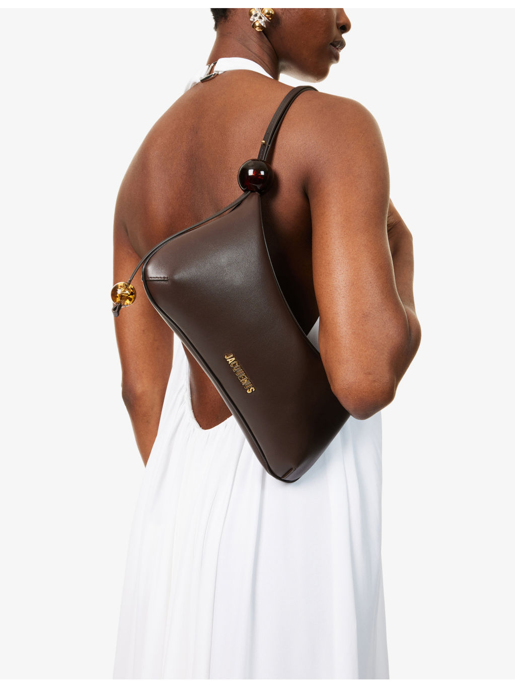 Le Bisou Perle Large Leather Shoulder Bag - 6