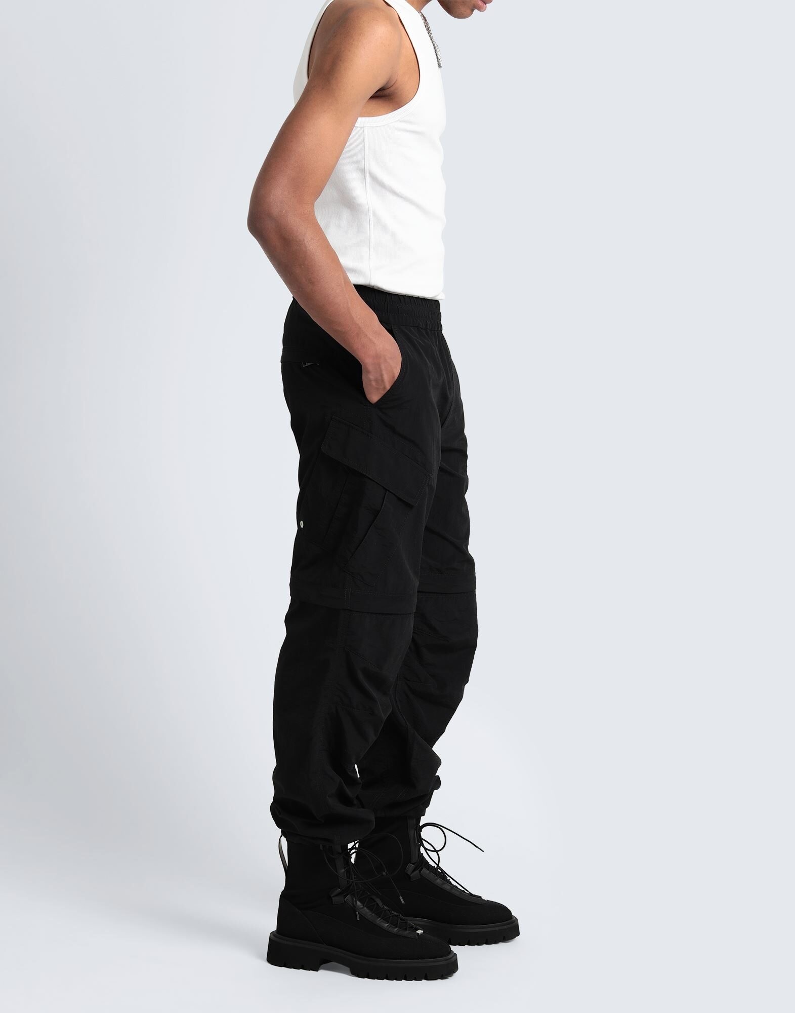 Black Men's Cargo - 4