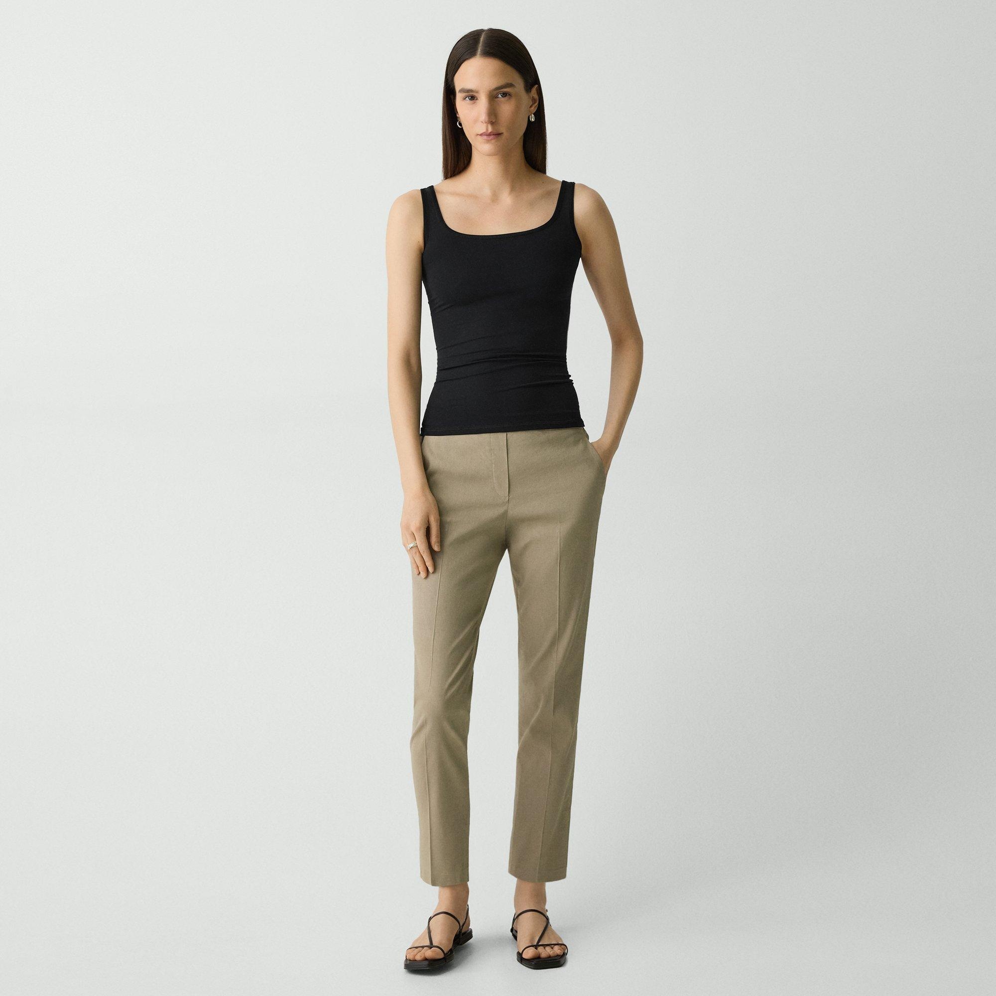 Scoop Neck Tank Top in Stretch Nylon - 6