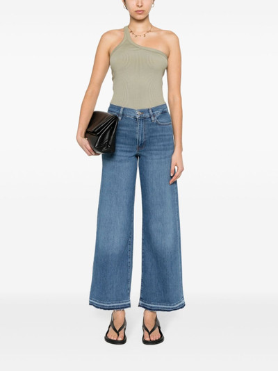 FRAME Le Slim high-rise palazzo  jeans outlook