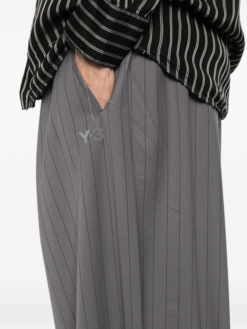 pinstripe drawstring trousers 5