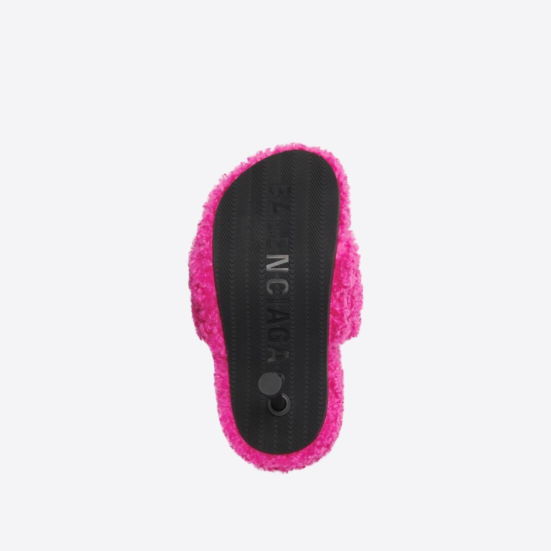 Women's Furry 80mm Sandal  in Pink - 6