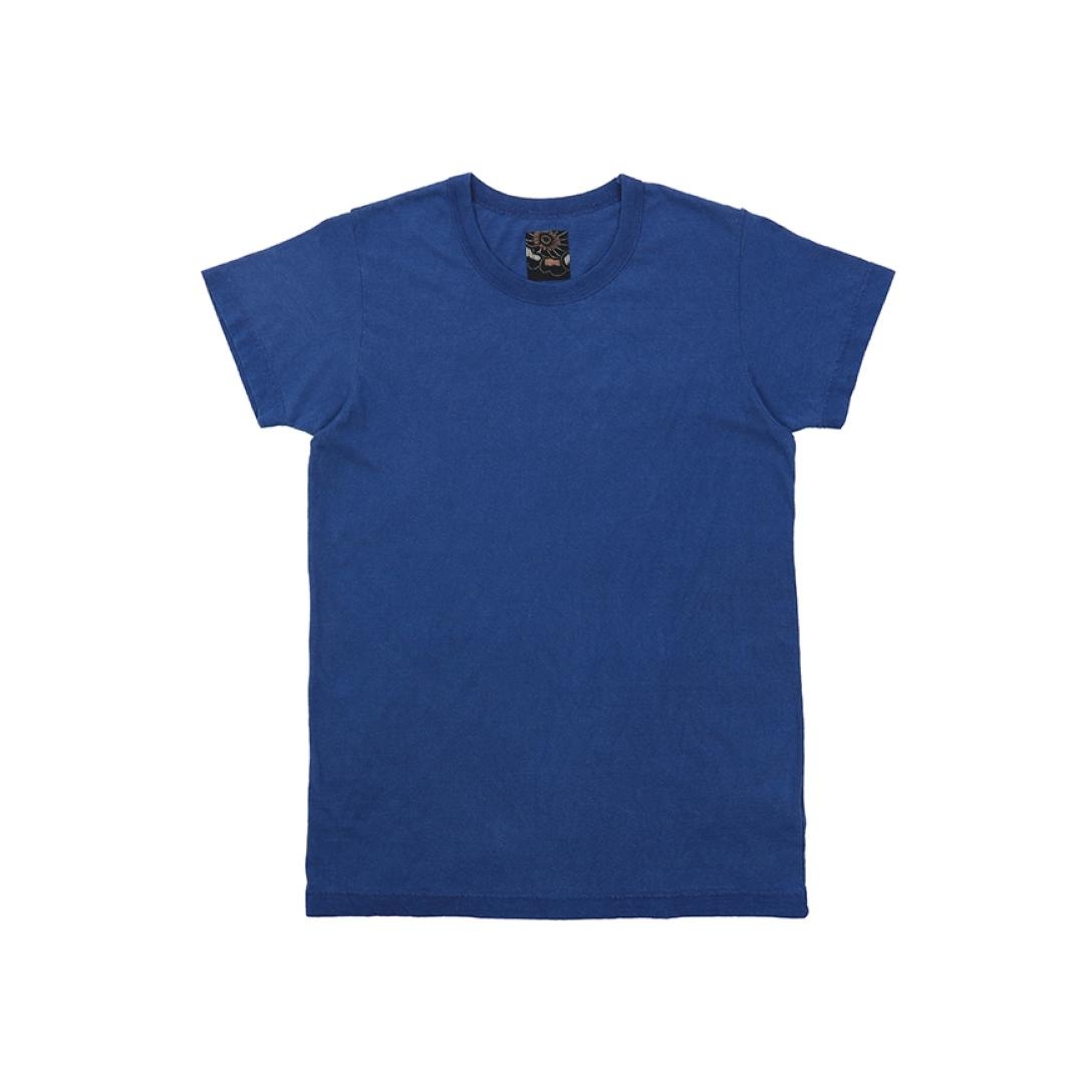 INDIGO DYE TIGHT TEE S/S INDIGO - 1