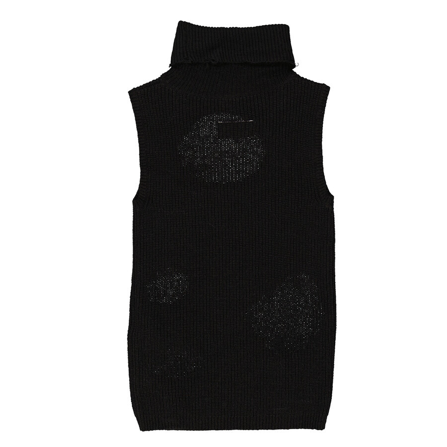 MM6 Maison Margiela Distressed Roll Neck Sweater - 6