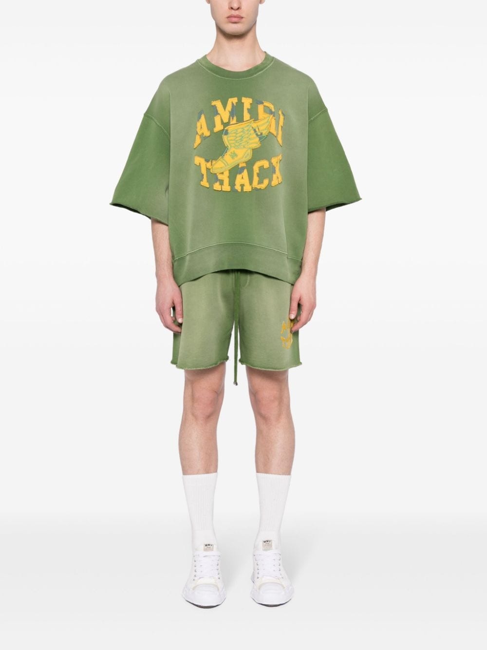 crew-neck short-sleeve sweatshirt - 2