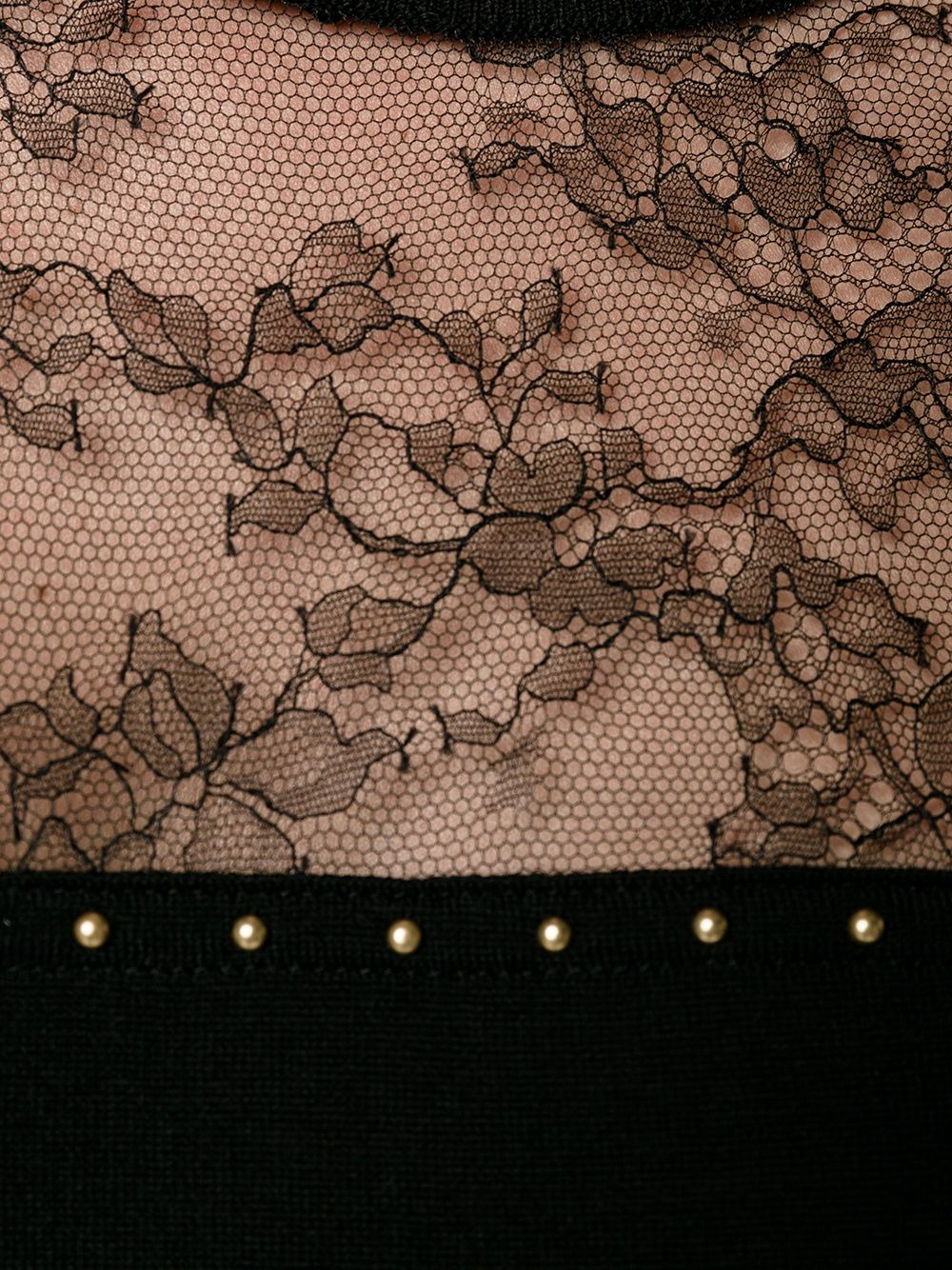 lace panel jumper - 5