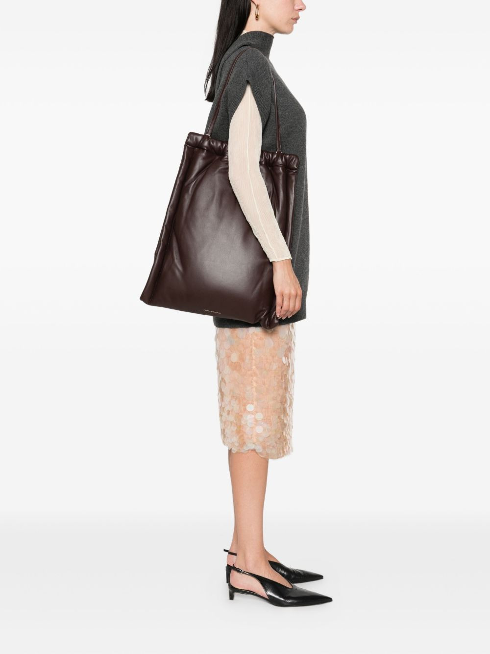 medium Louise padded shoulder bag - 2