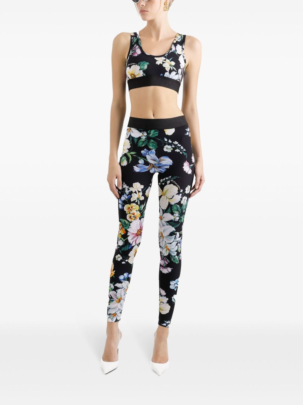 printed crop top - 2