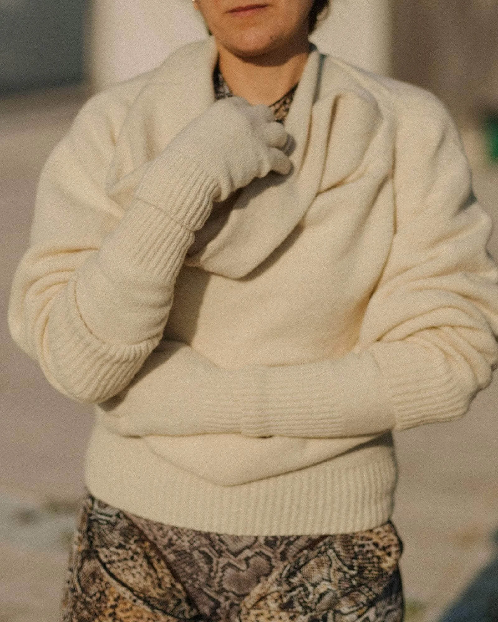 Ribbed Gloves - Arles Merino Wool - 1