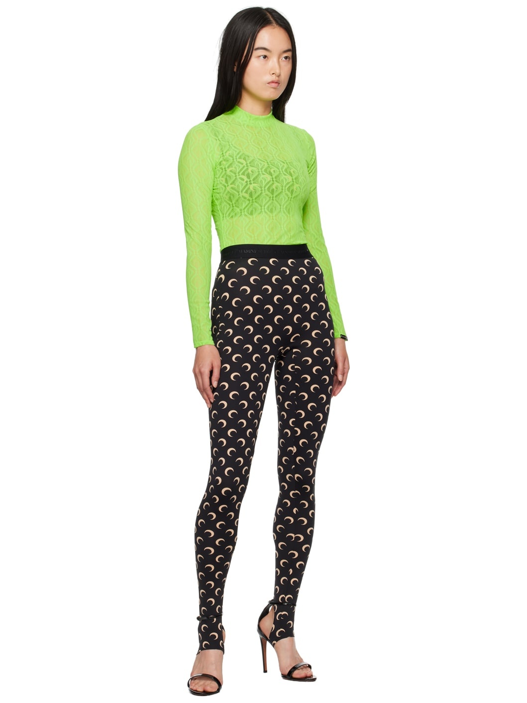 Green Moon Diamond Second Skin Long Sleeve T-Shirt - 5
