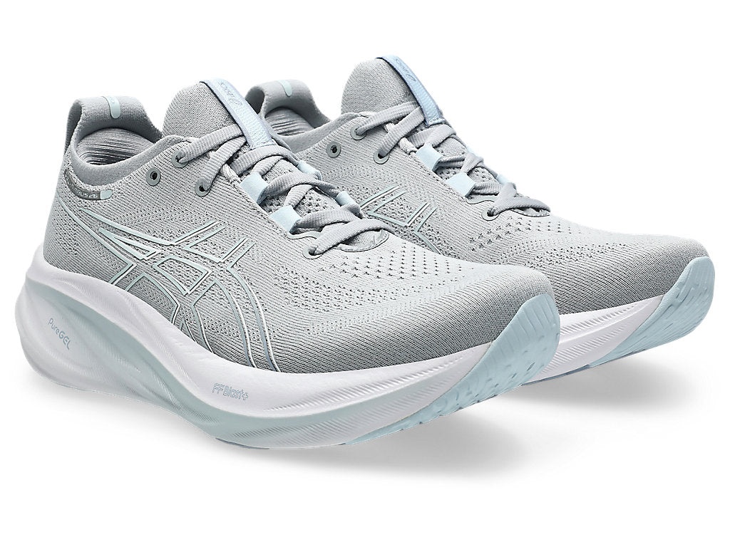 (WMNS) ASICS GEL-NIMBUS 26 Sneakers 'Grey White' 1012B601-022 - 3