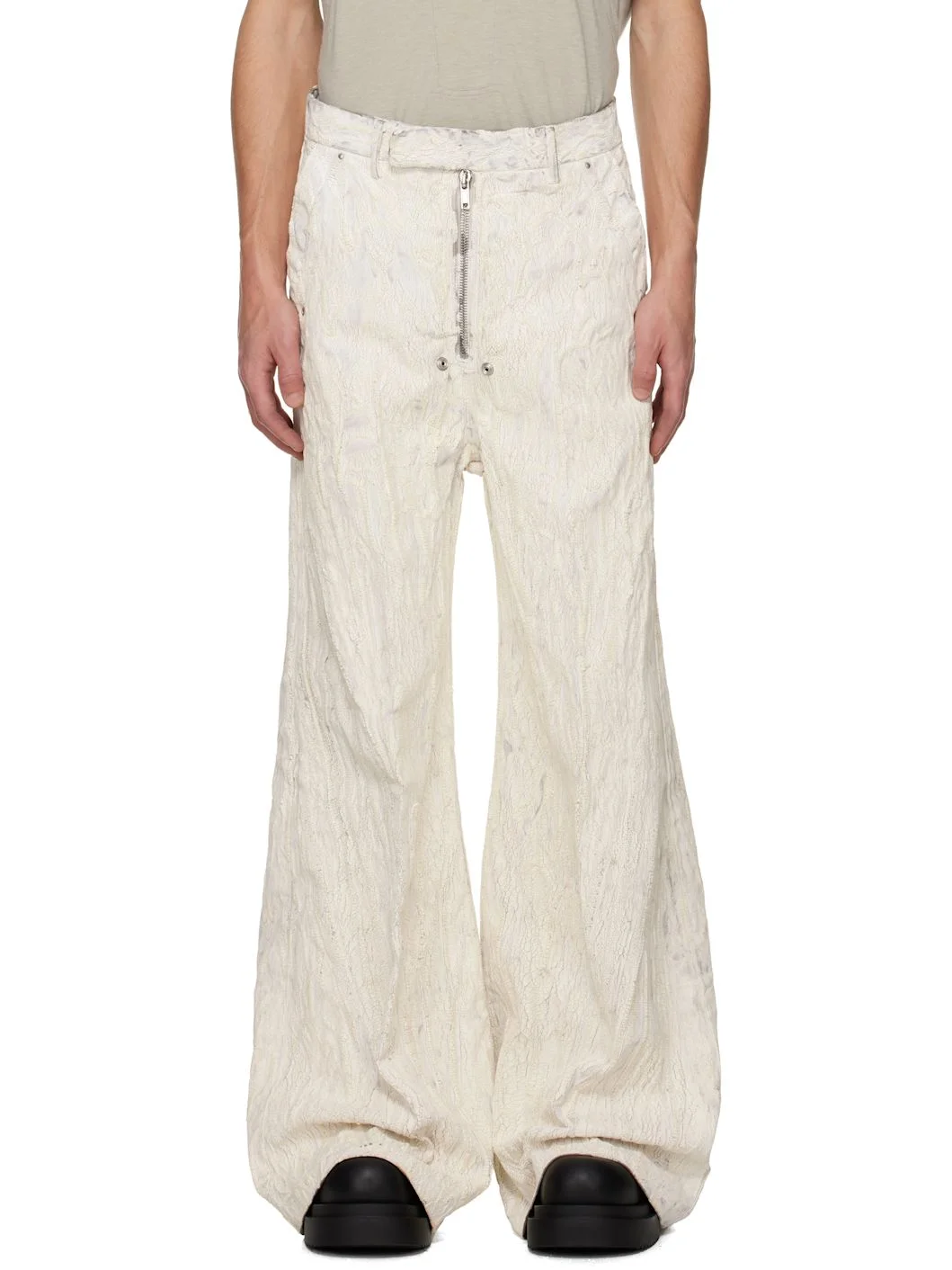 Off-White Concordians Tailored Wide Belas Jeans - 1