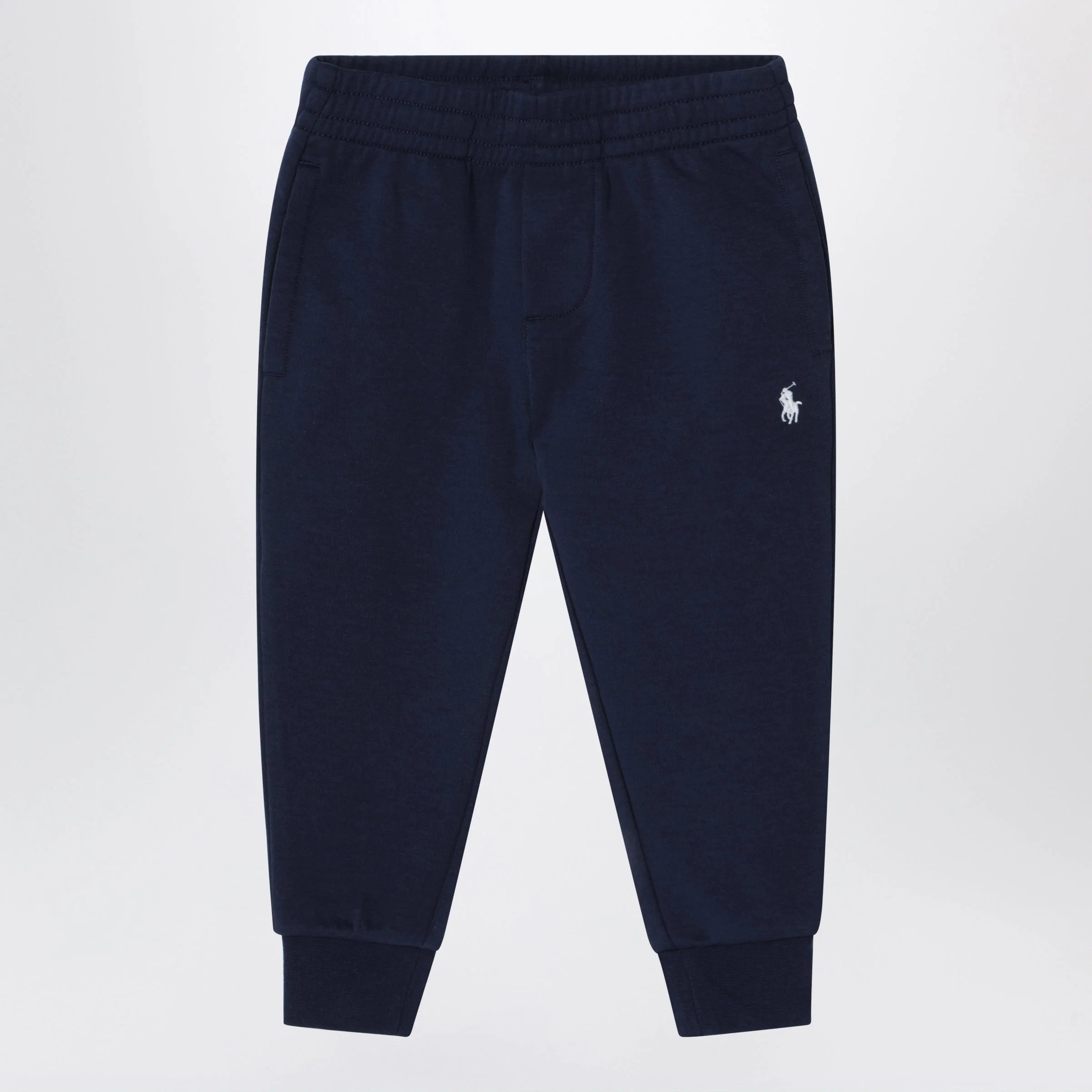 Navy blue jogger trousers - 1