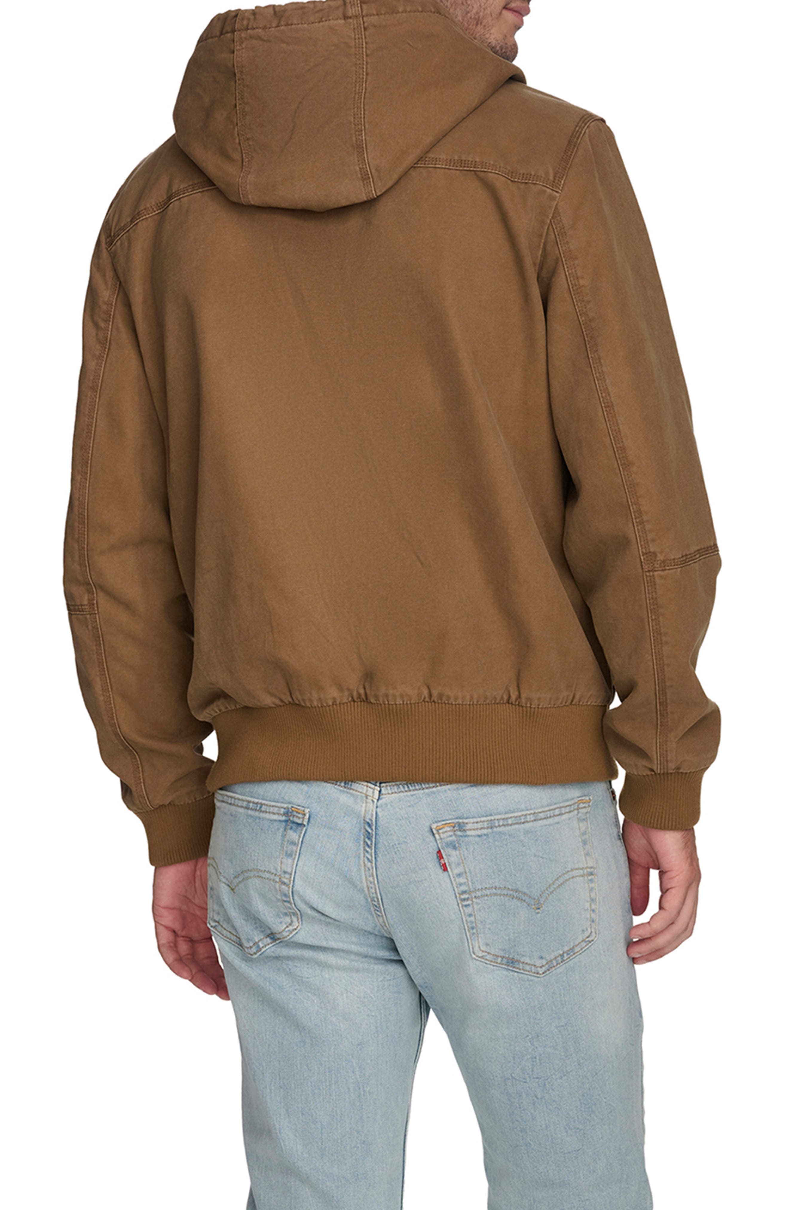 levi's Lightweight Workwear Hooded Jacket in Brown at Nordstrom - 2