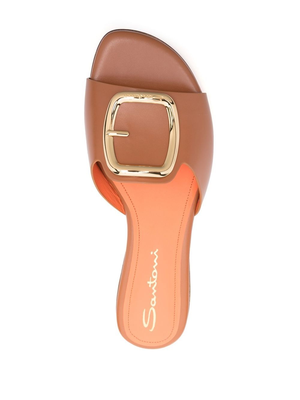 front buckle-detail mules - 4