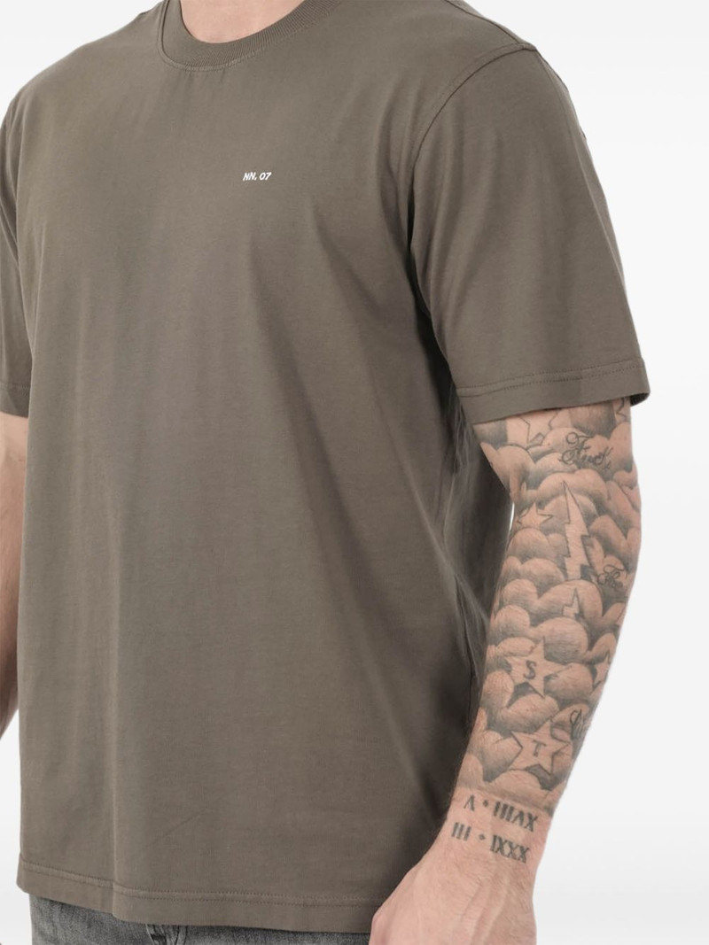 NN07 Adam embroidered-logo T-shirt outlook