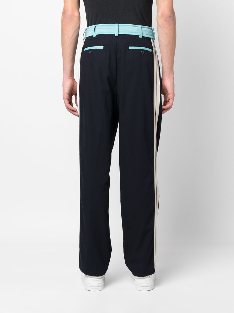 Track Belt straight-leg trousers 4