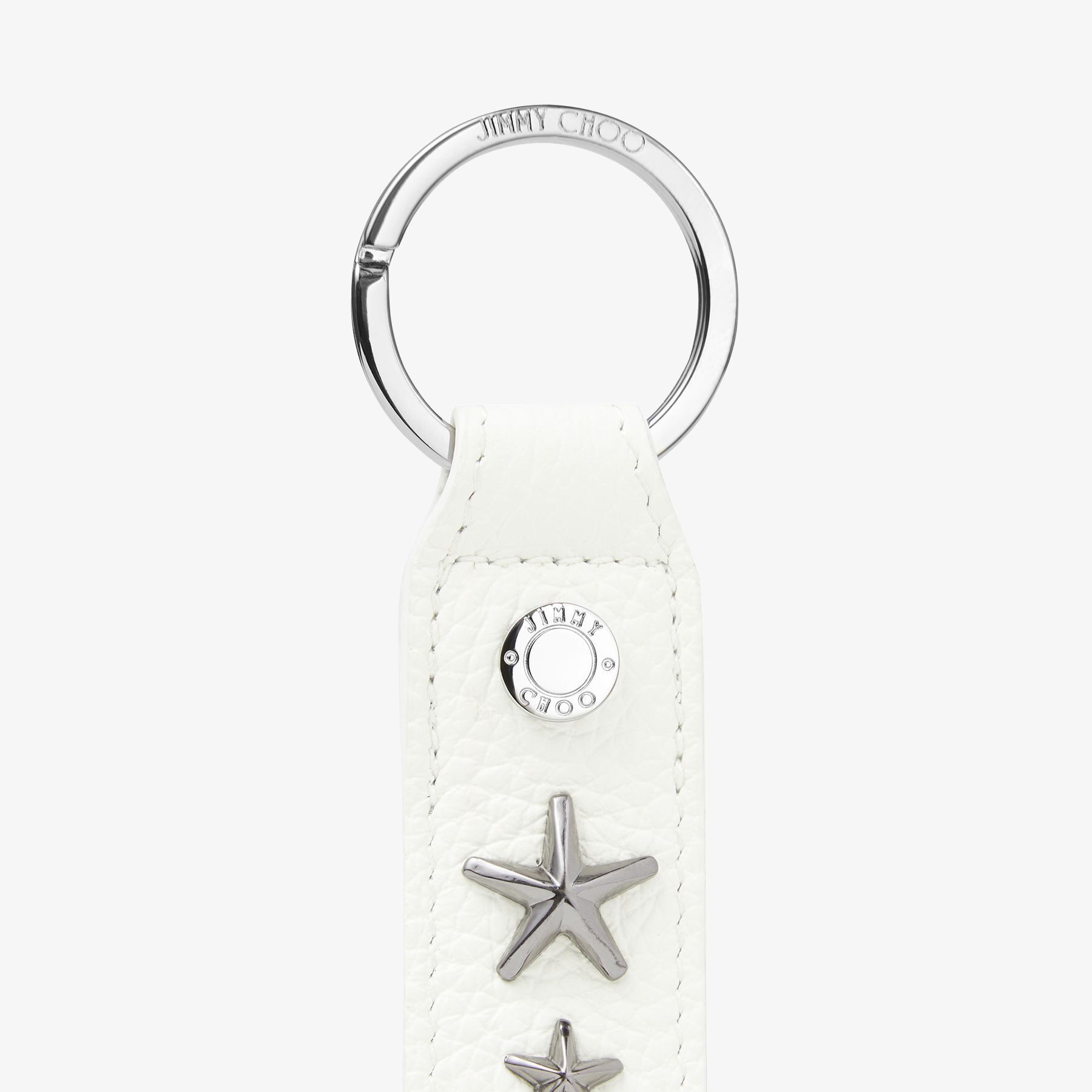 Warwick/s
Latte Soft Grainy Calf Key Chain with Stars - 3