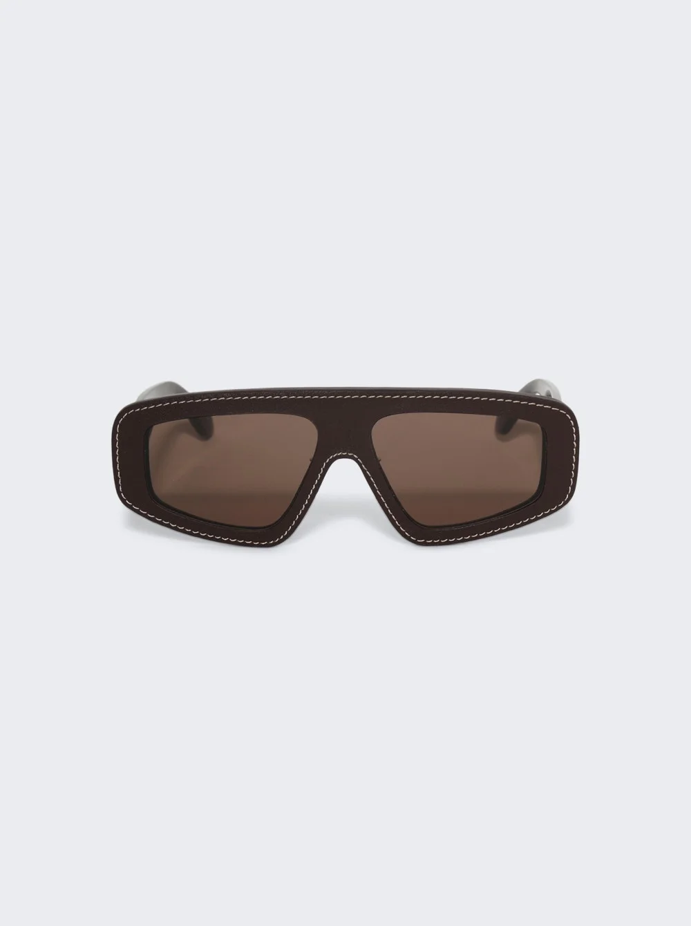 Aviator Mask Sunglasses Brown - 1