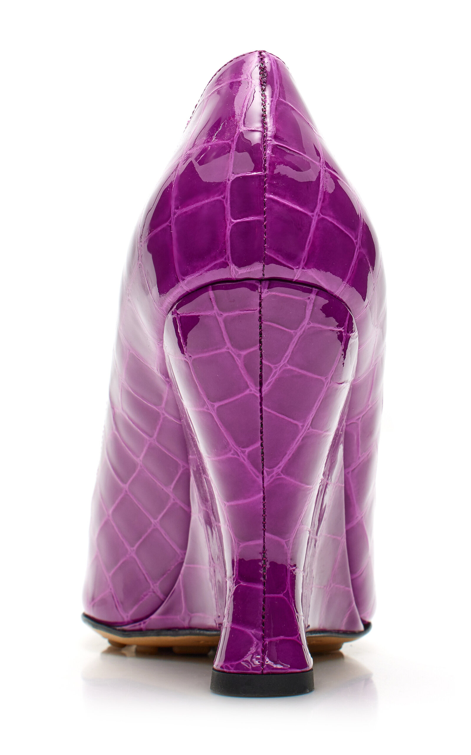 Embossed Croc Pumps fuchsia - 6