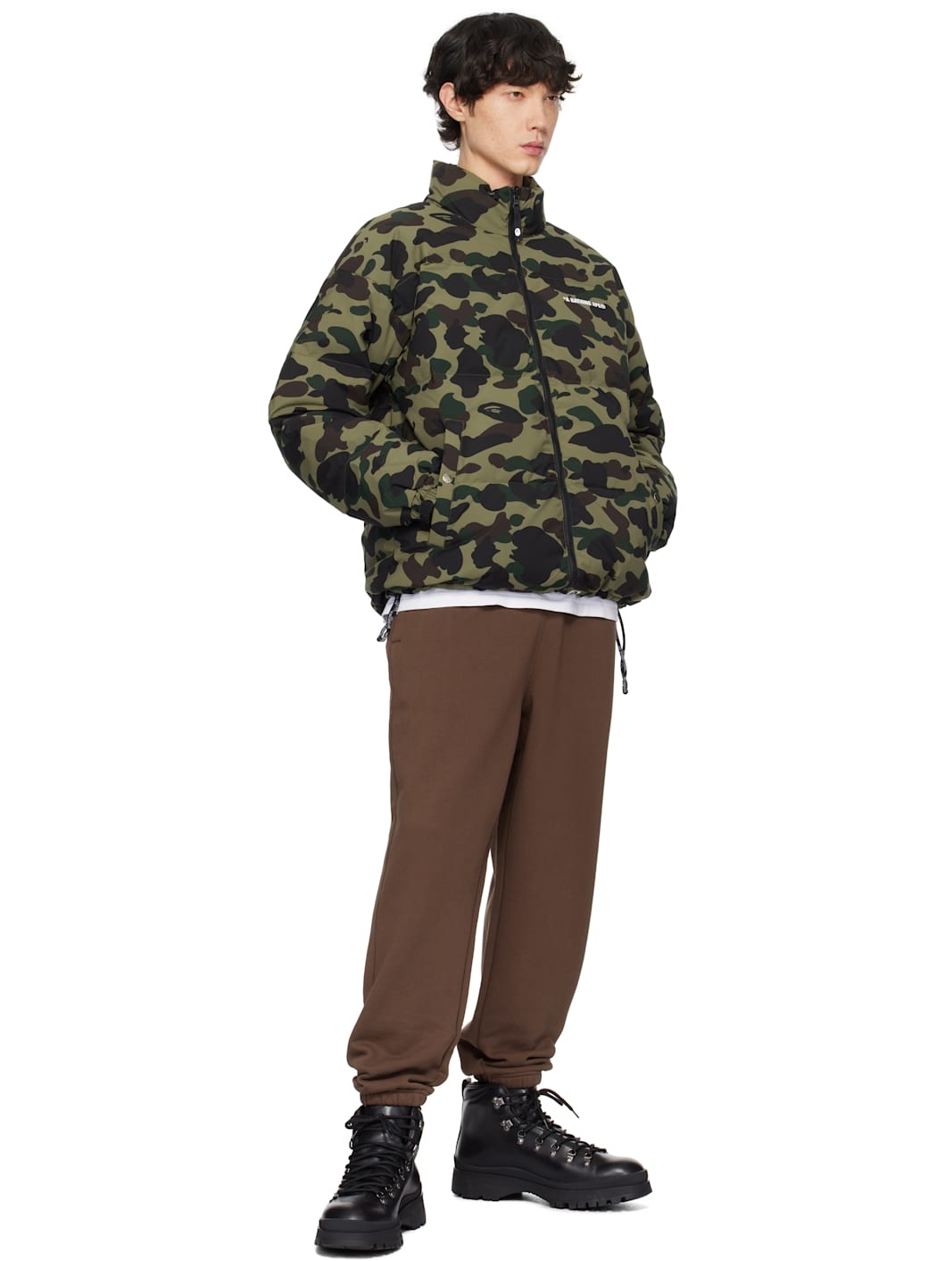 Khaki 1st Camo Reversible Down Jacket - 5
