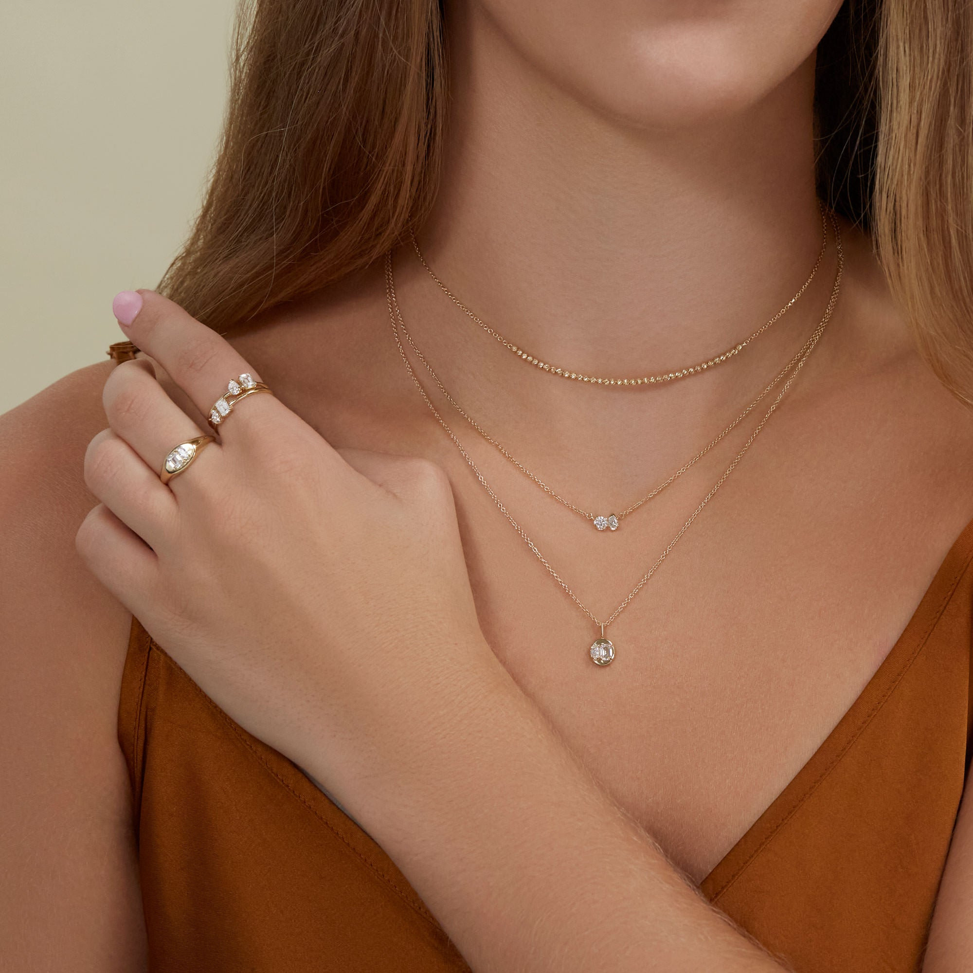 LAB-Created Diamond Soiree Signet - 6