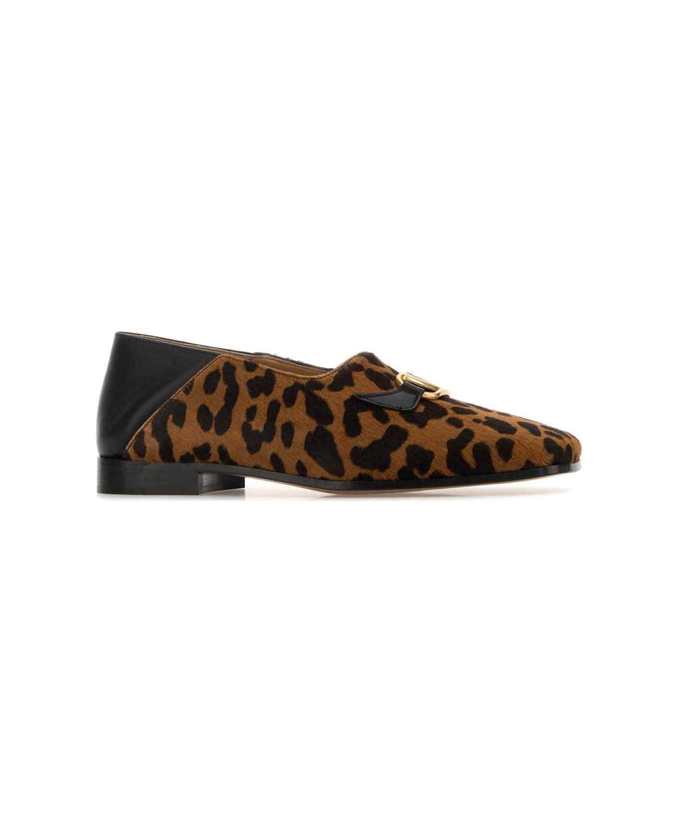 Printed Calf Hair Babouchoes Loafers - 2