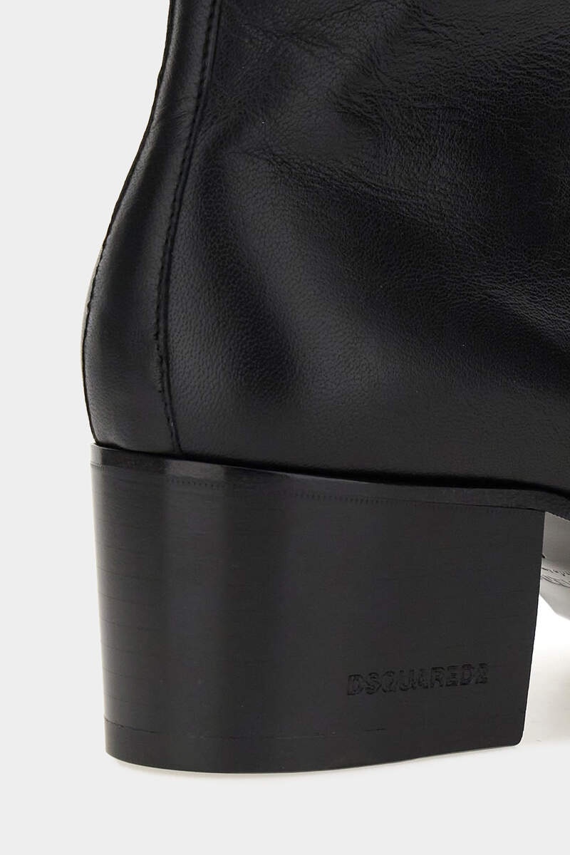 VINTAGE LEATHER ANKLE BOOT - 6