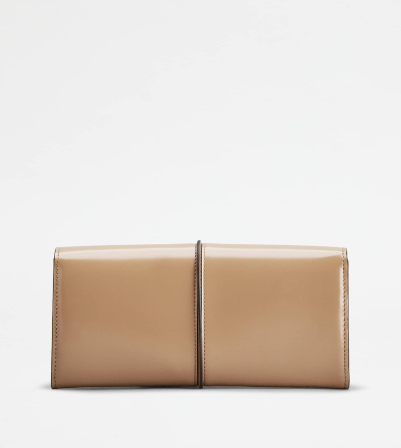 T TIMELESS WALLET IN LEATHER - BEIGE 3