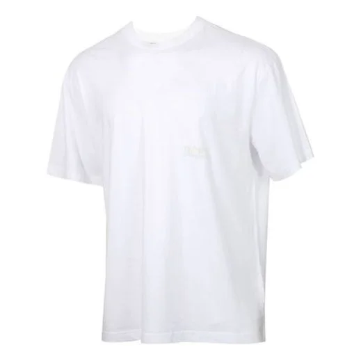 PUMA Casual Sports Solid Color Breathable Short Sleeve White 598523-02 - 1