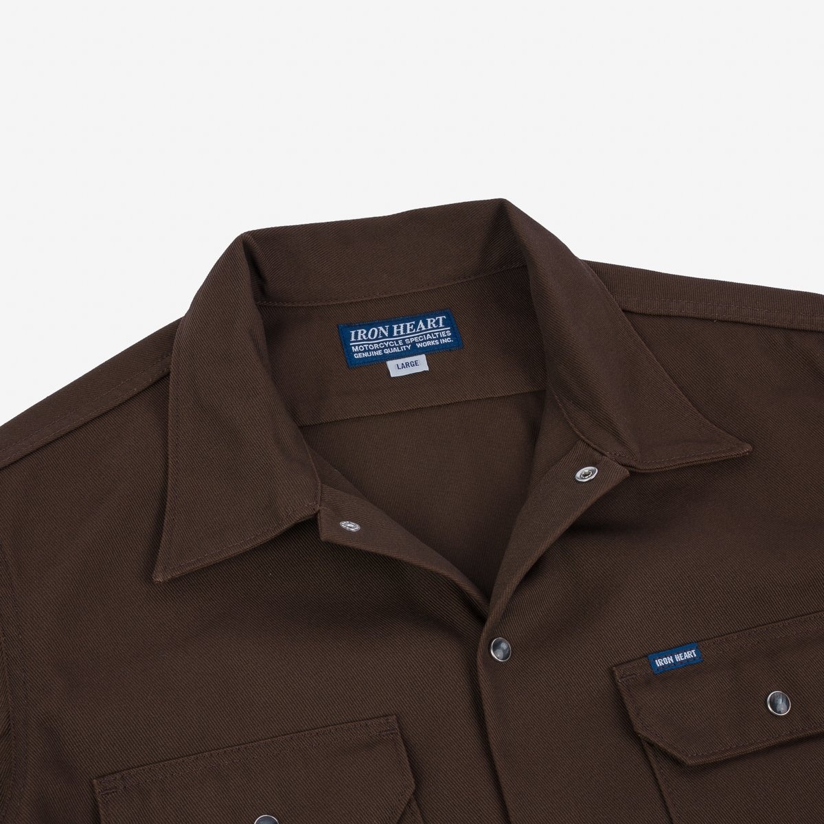 IHSH-364-BRN 11oz T/C Mechanic Shirt - Brown - 9