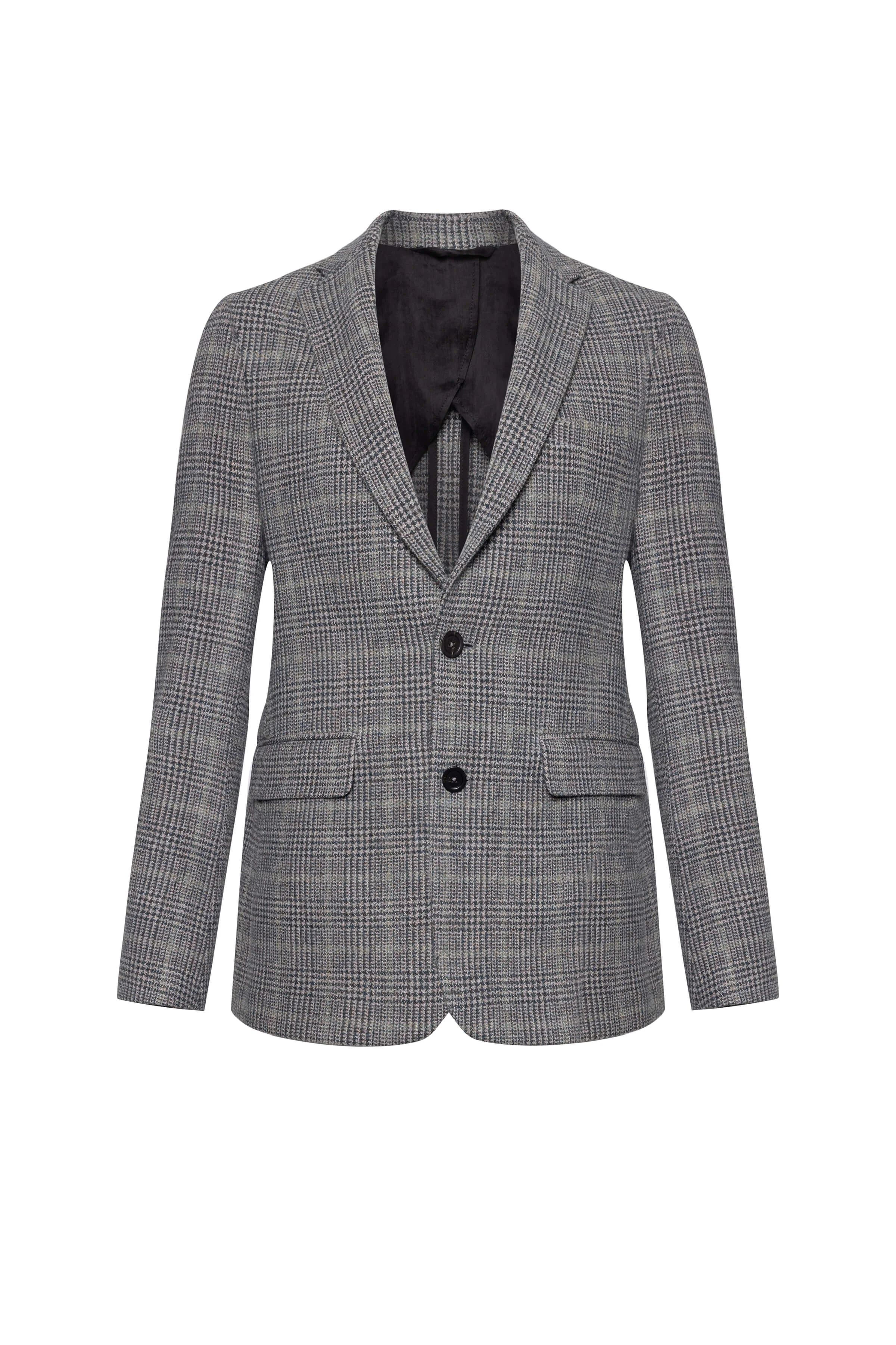 Grey Glen Check Tweed Jacket - 1