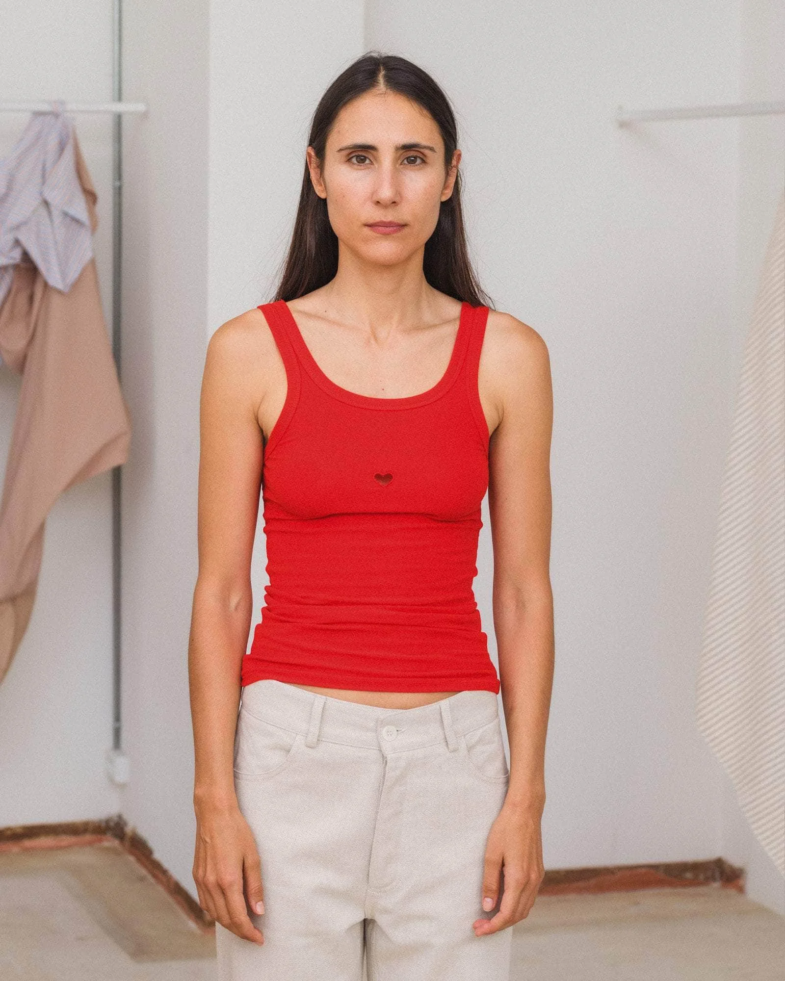 Heart Tank - Fine Organic Cotton Rib - 1