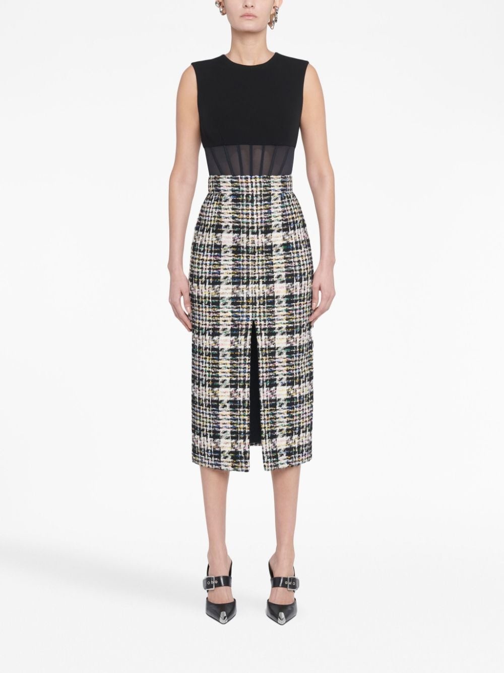 tweed pencil skirt - 6