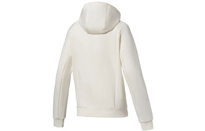 Li-Ning (WMNS) Li-Ning Fitness Series Logo Printing Cardigan Hoody Jacket 'Ivory' AWDS030-8 outlook